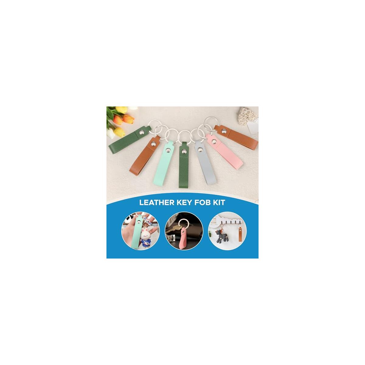 200pc Leather Key Fob Kit Coupon - RebateKey