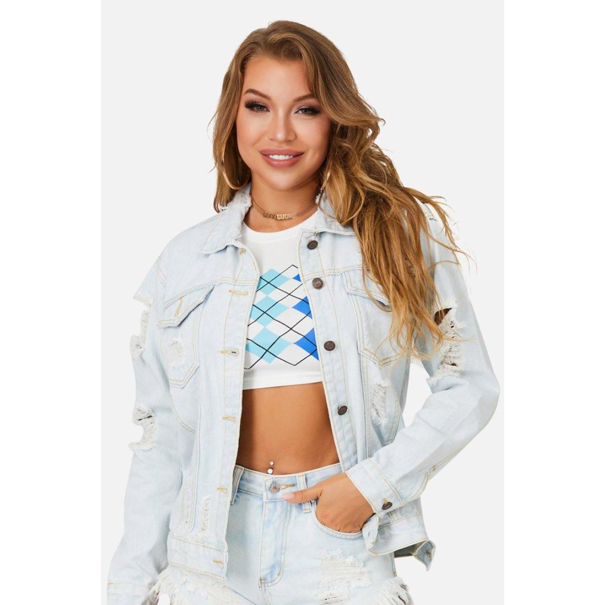 Light Wash Ripped Denim Deal - RebateKey