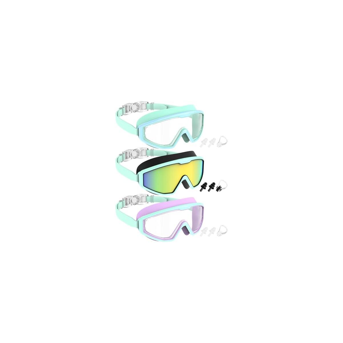 Nssiw Swim Goggles Swimming Kids Goggles Anti Fog Deal - RebateKey