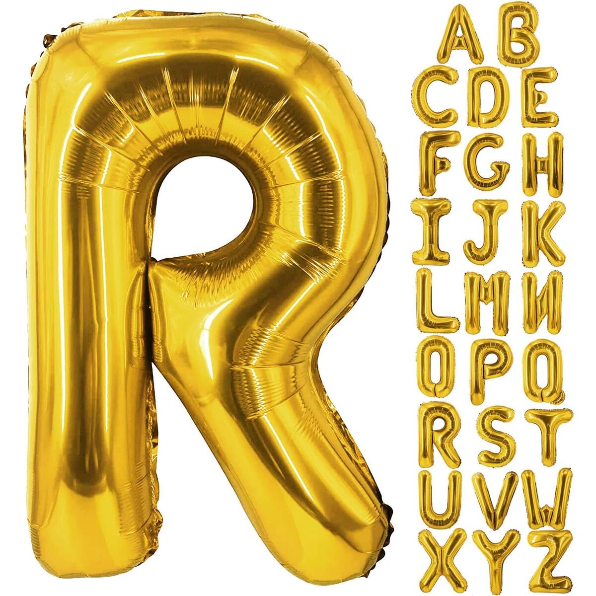 Gold Letter R Balloons Promo Code - RebateKey