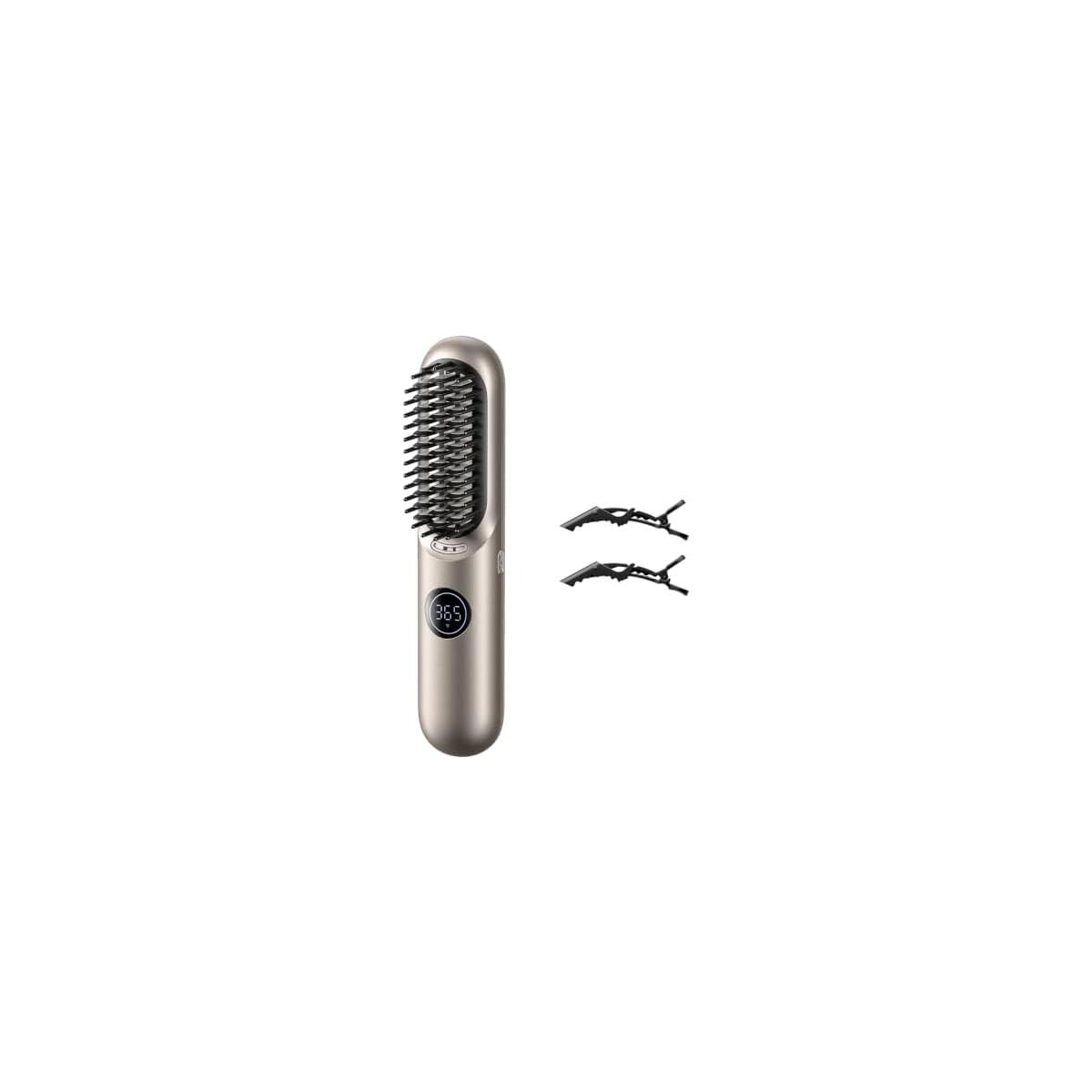 Bluvol I11 Apex Cordless Straightening Comb, Touch-Up Tool with Travel Lock