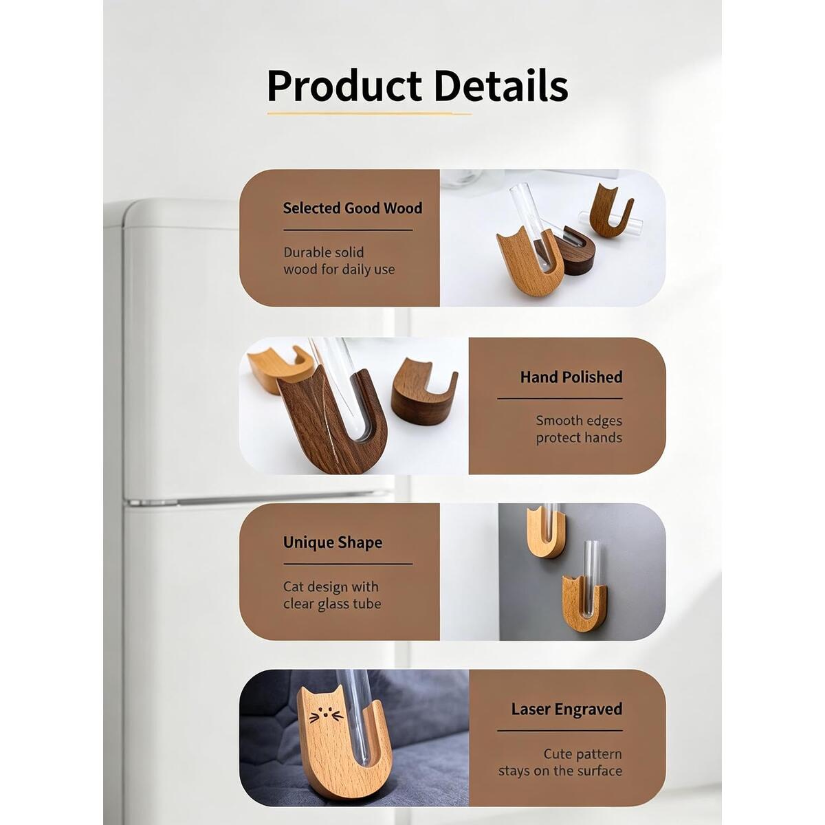 Wooden Cat Whisker Holder Deals - RebateKey
