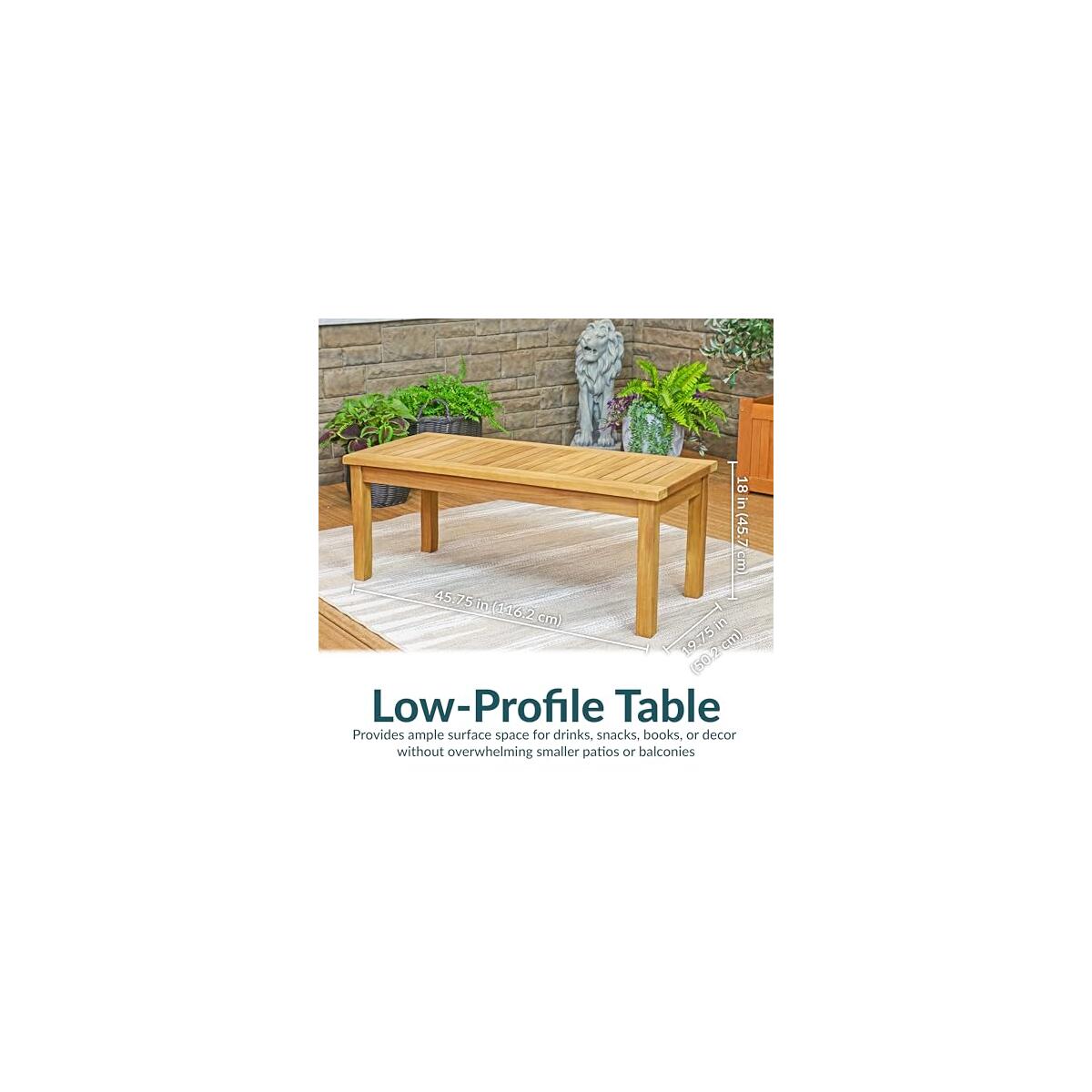 Sunnydaze Inch Solid Teak Promo Codes - RebateKey