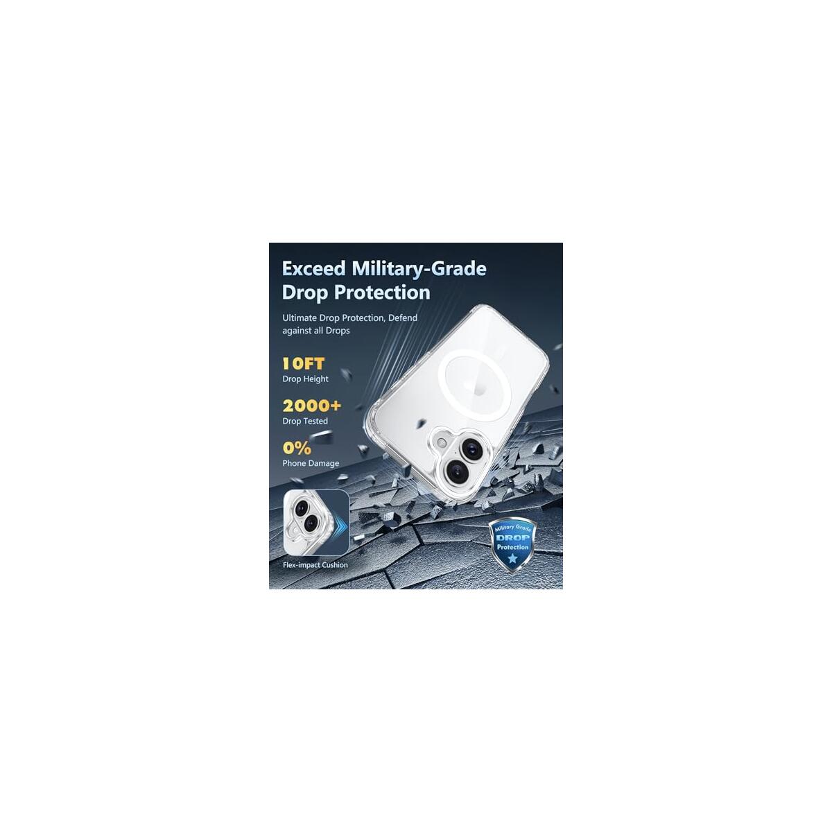 Rugged Shockproof Protective Transparent Cell Phon Coupon - RebateKey