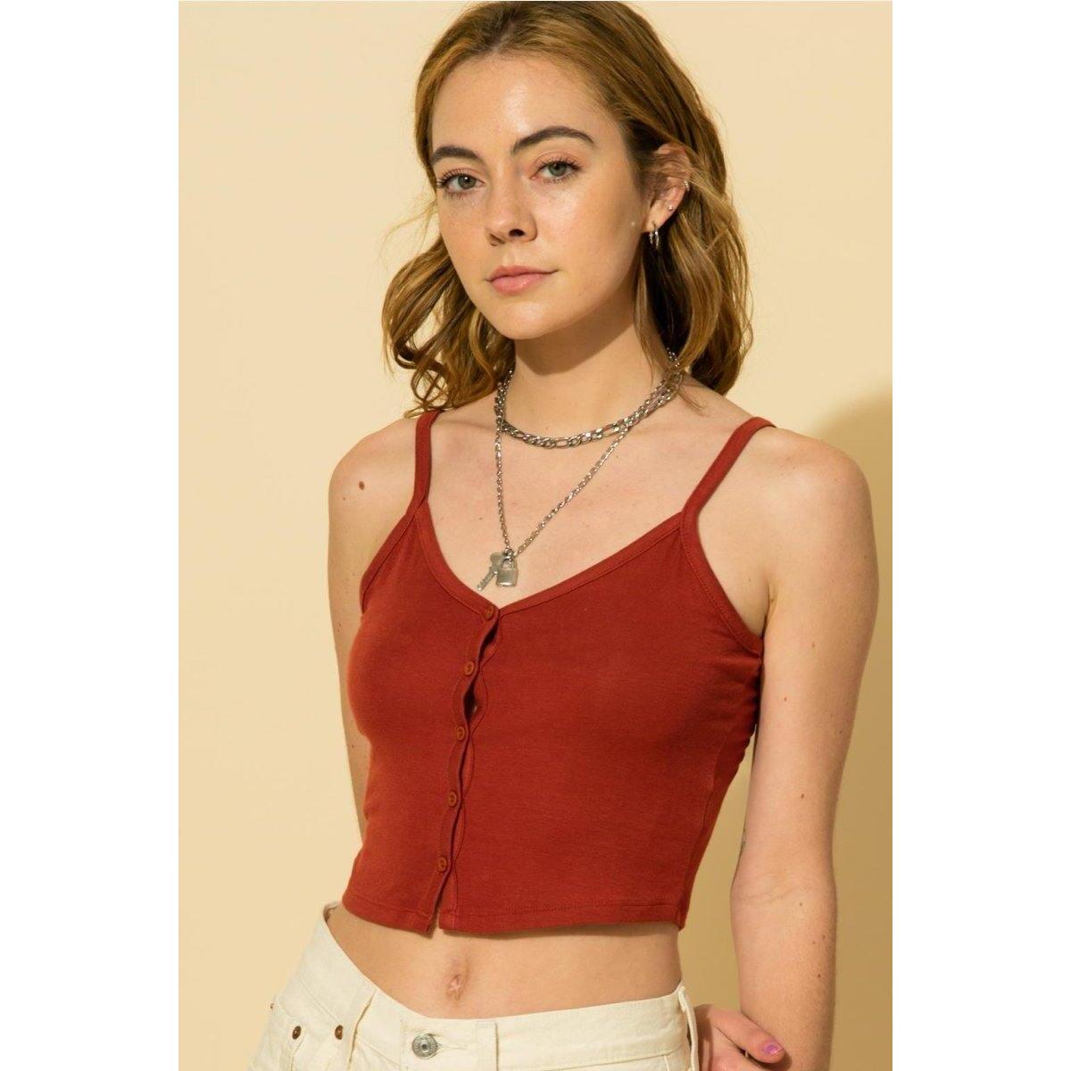 Hyfve Button Down Crop Deals - RebateKey