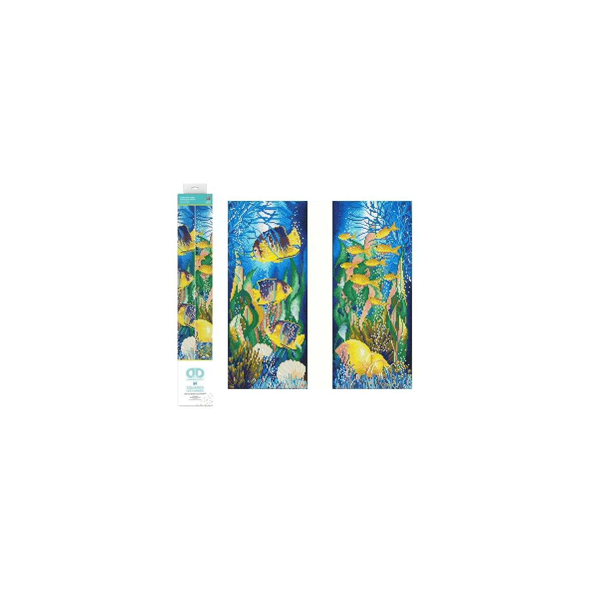 Diamond Dotz Underwater Scene Fish Diamond Painting Kits for Adults - Diamond Art Kits a Relaxing Creative Craft Kit with Dotz Gems 20.5