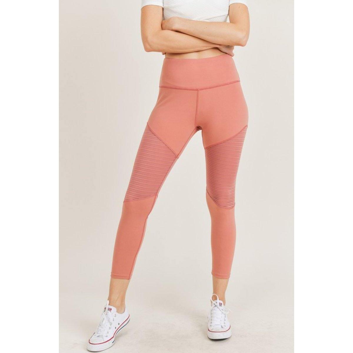 Stripe Mesh Cropped Yoga 1 Deal - RebateKey