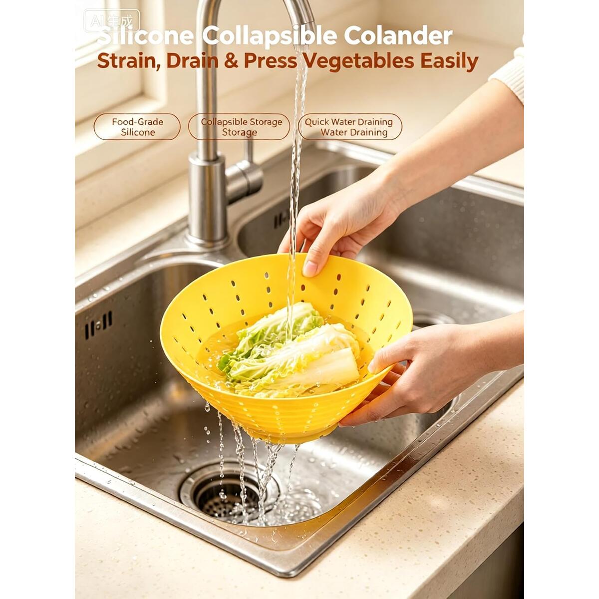 Foldable Silicone Colander Deals - RebateKey