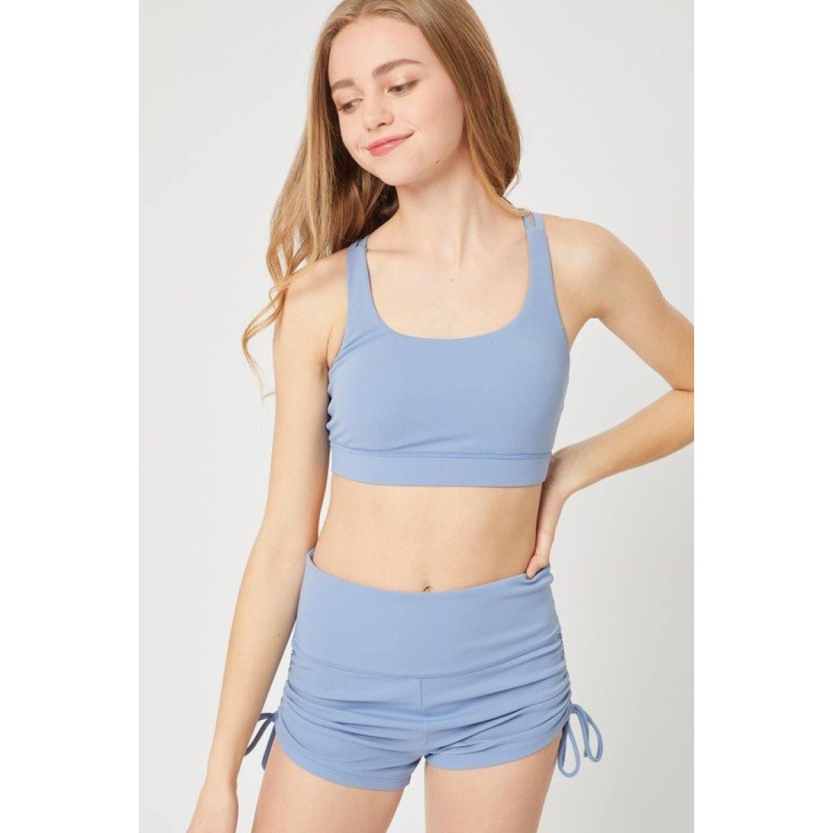 Ruching Detail Knit Shorts Coupons - RebateKey