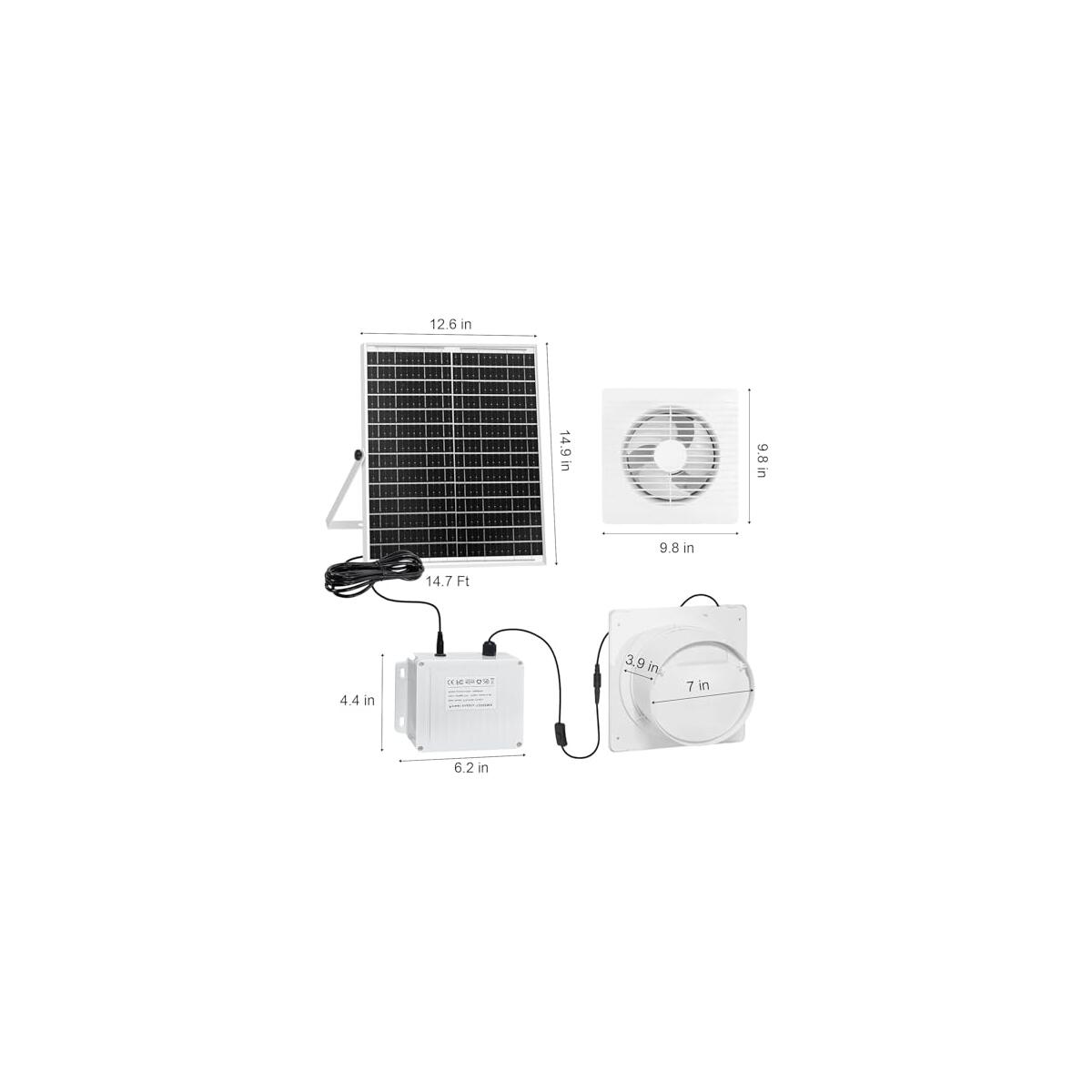 Solar Fan With Battery 1 Deal - RebateKey