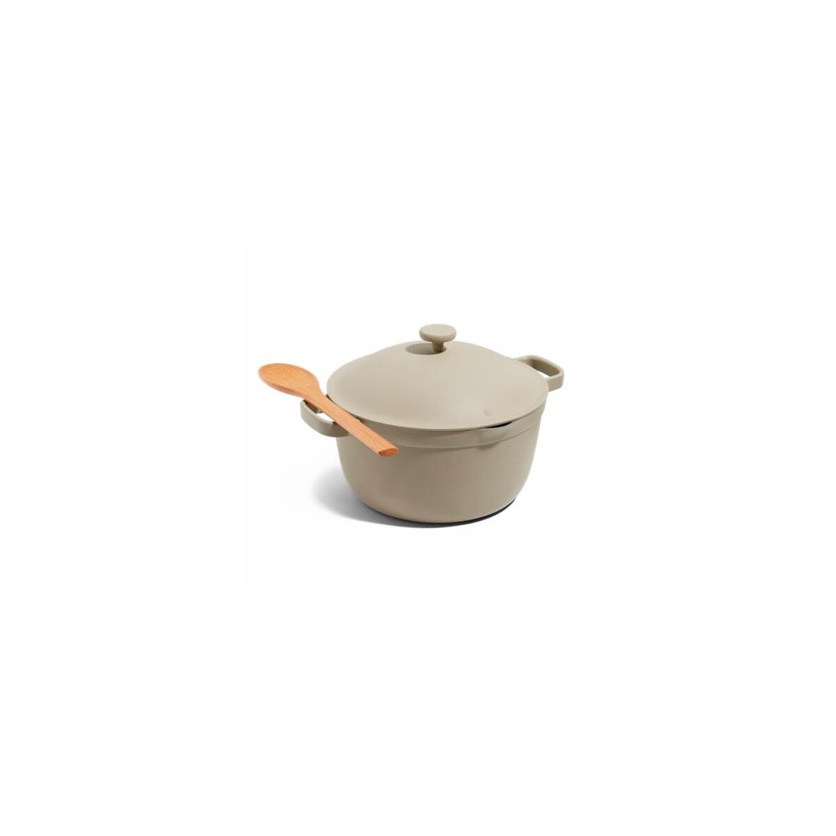 Our Place Perfect Pot - 5.5 Qt. Nonstick Ceramic Sauce Pan with Lid | Versatile Cookware for Stovetop and Oven | Steam, Bake, Braise, Roast | PTFE and PFOA-Free | Toxin-Free, Easy to Clean | Steam