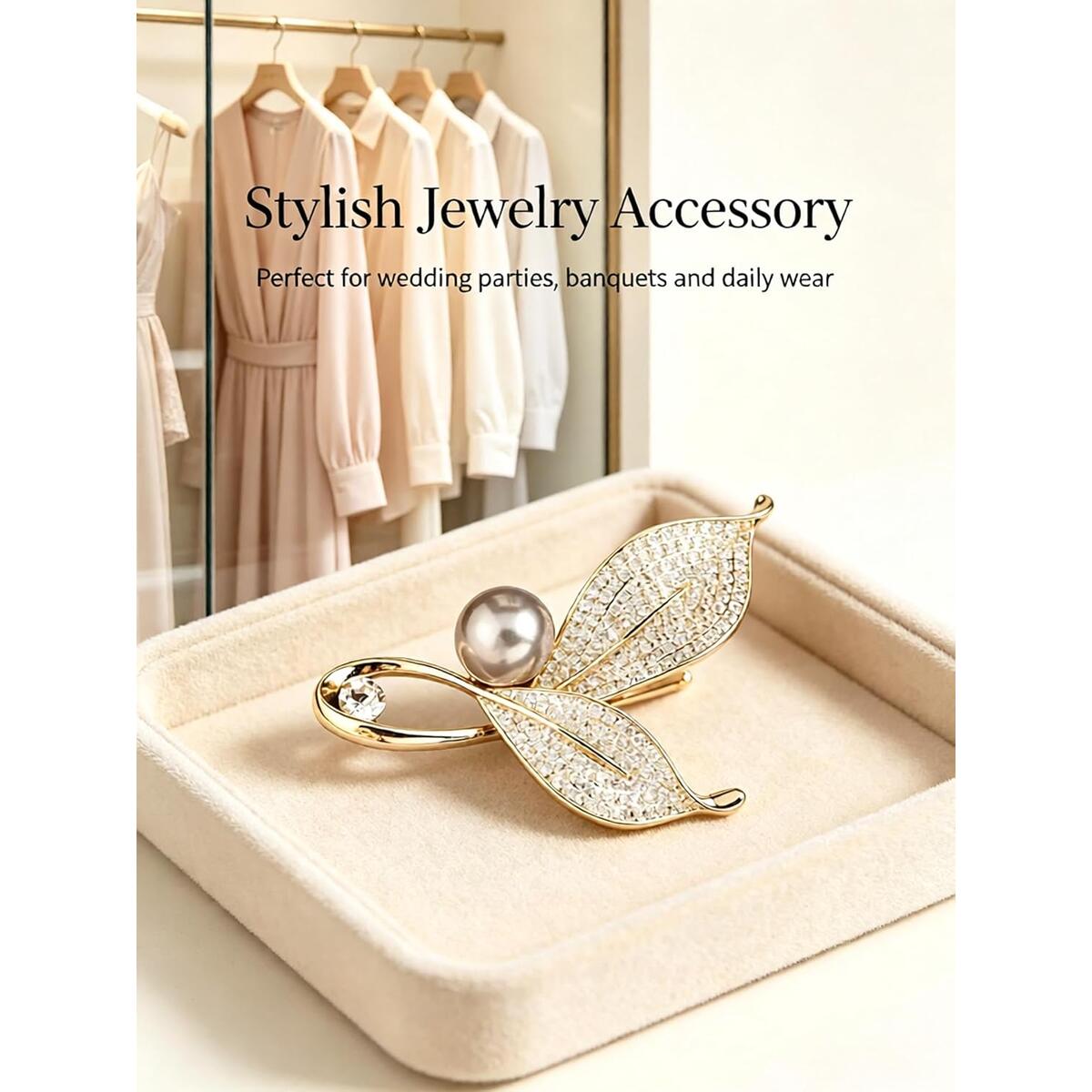 Leaf Pearl Brooch Promo Codes - RebateKey