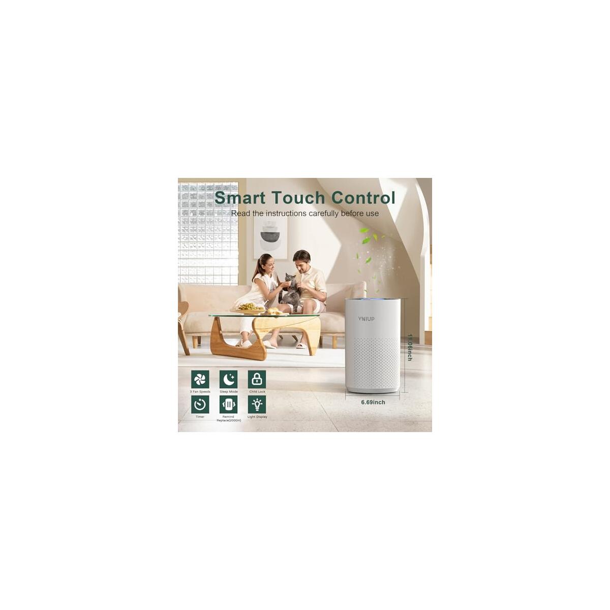 Air Purifiers For Bedroom Home Coupon - RebateKey