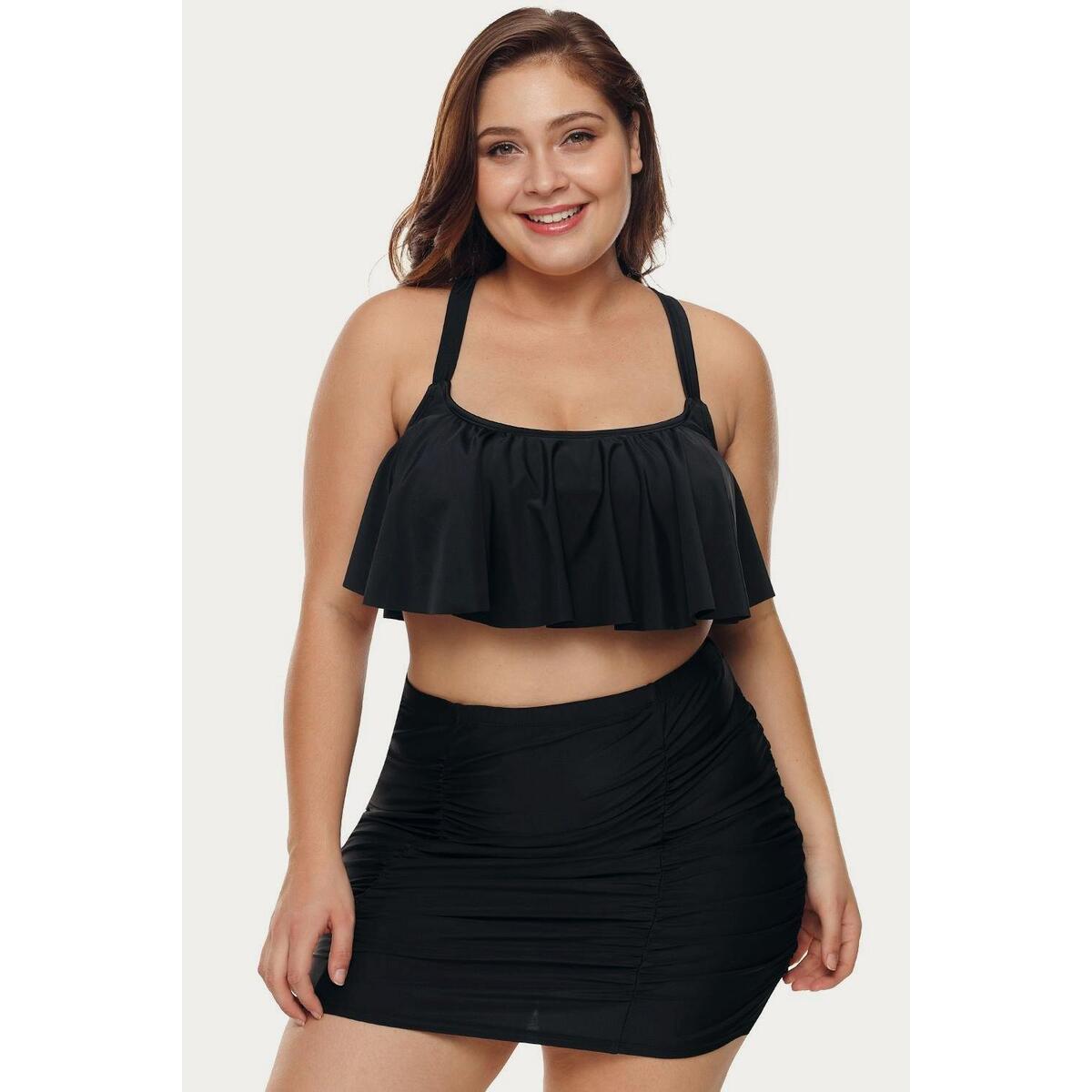 Strappy Ruffle Plus Size Promo Codes - RebateKey