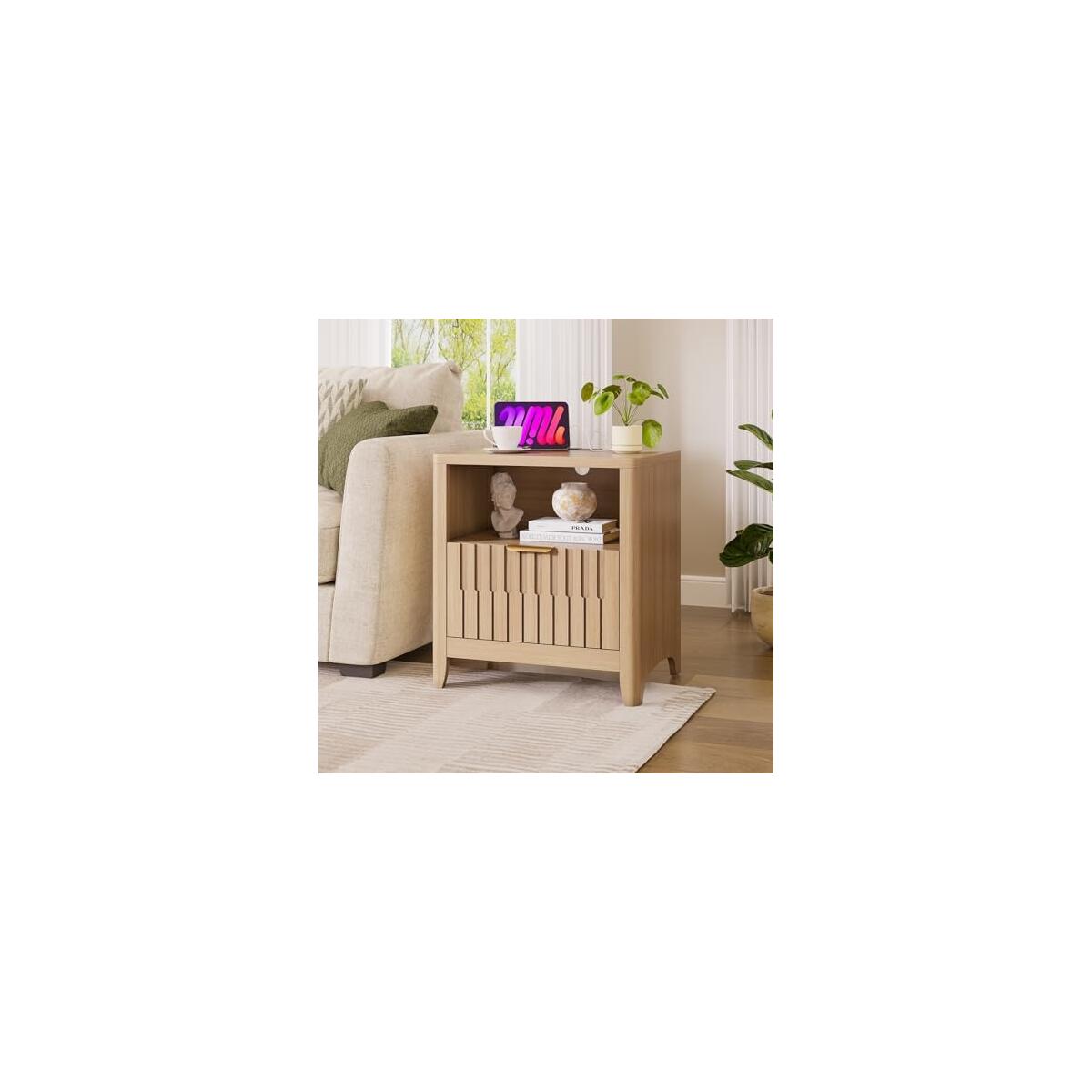 Fluted Nightstand Set Of Deals - RebateKey