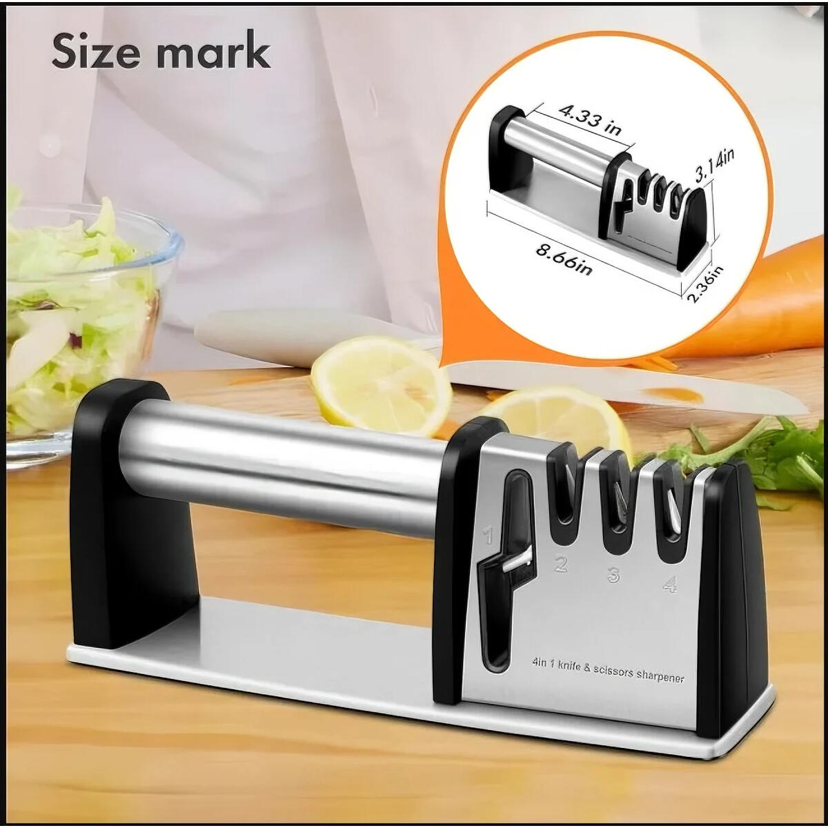 1pcs 4 In 1 Kitchen Blade And Scissor Sharpening Promo Codes - RebateKey