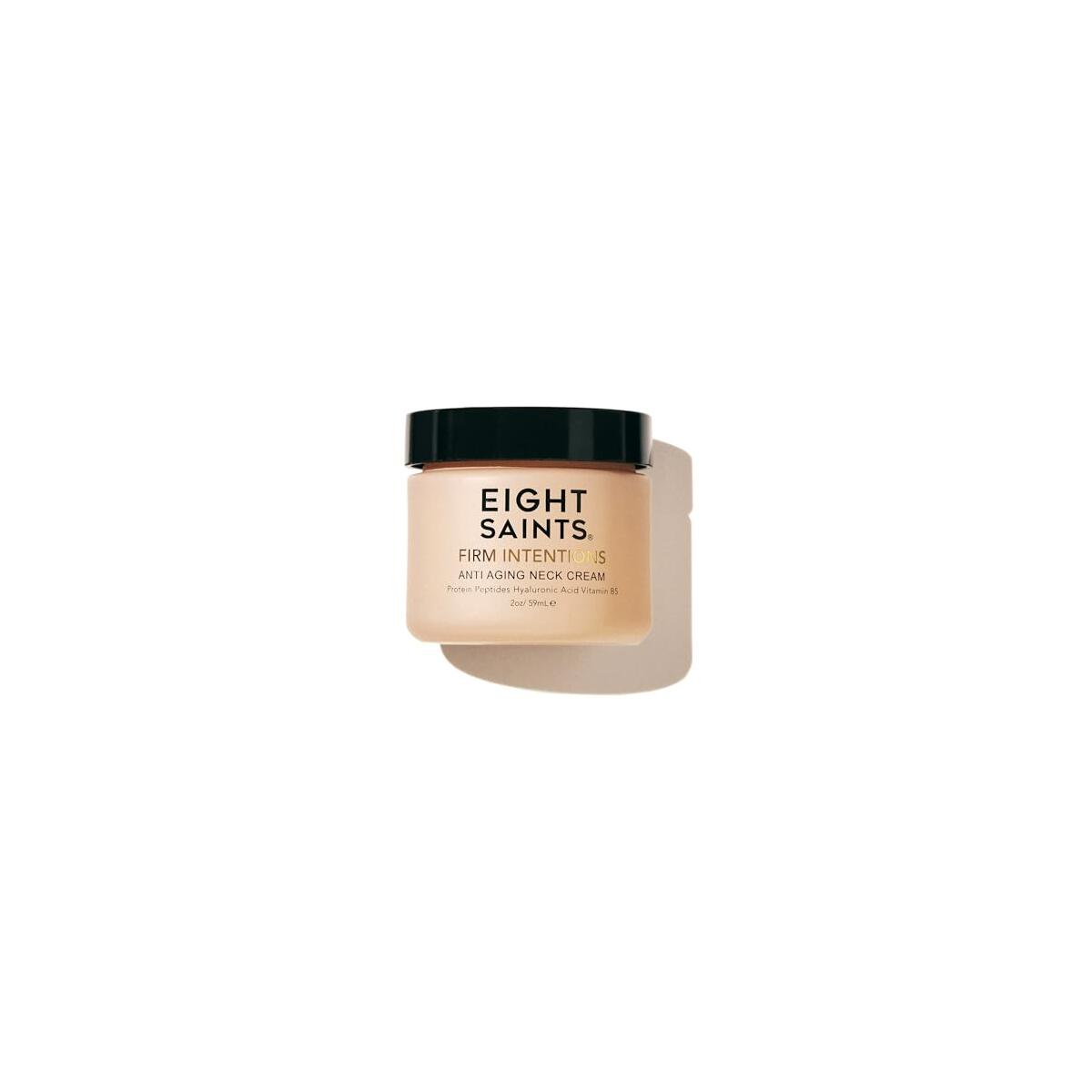 Eight Saints Firm Intentions Anti Aging Neck Cream, Natural & Organic, For Firming Skin and Reducing Wrinkles, 2 Ounces