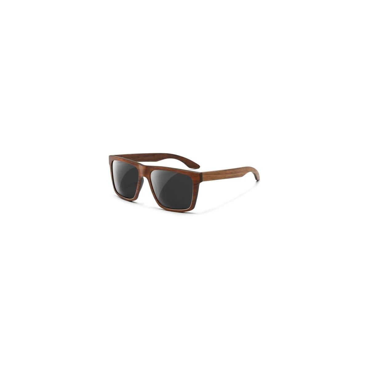 PRIME DEAL! SUNGAIT Walnut & Oak Zebra Wood Sunglasses Polarized Lens Men & Women | All-wooden Driving Gifts lightweight skin-friendly fishing daily outfit