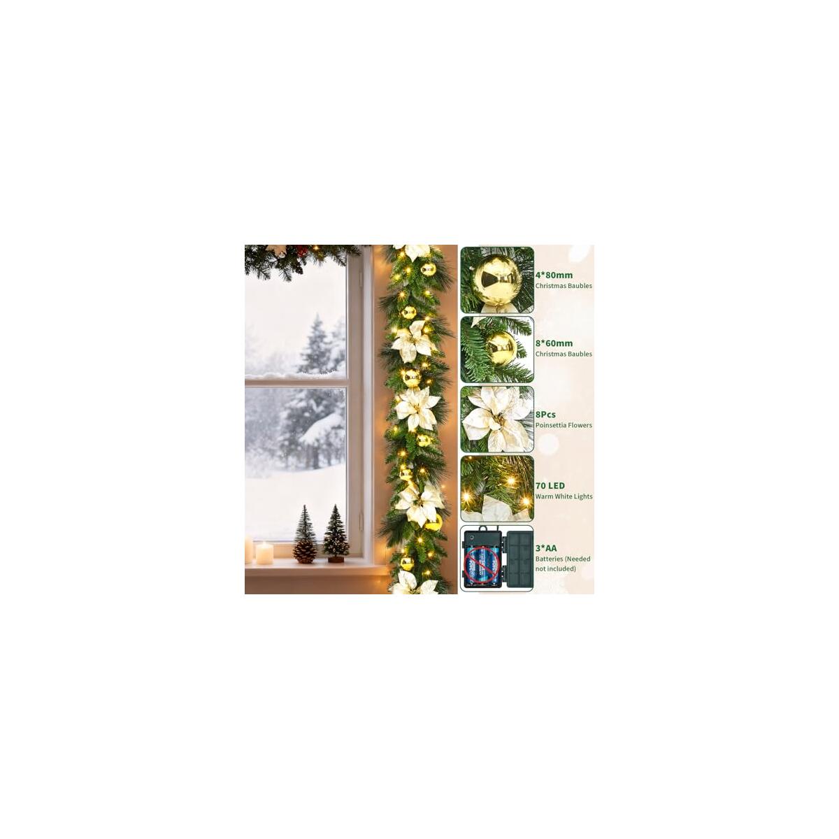 Ft Prelit Christmas Garland Promo Codes - RebateKey