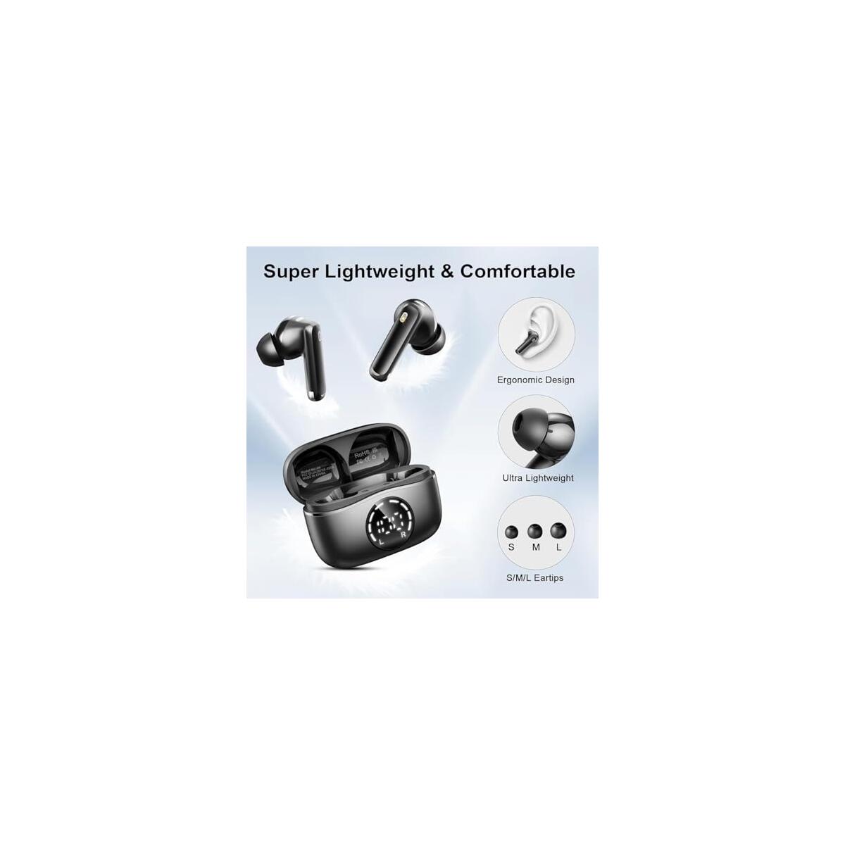 Wireless Earbuds Bluetooth 5 Coupon - RebateKey