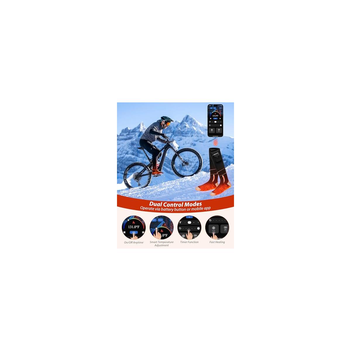 Heated Socks With App Control Promo Codes - RebateKey