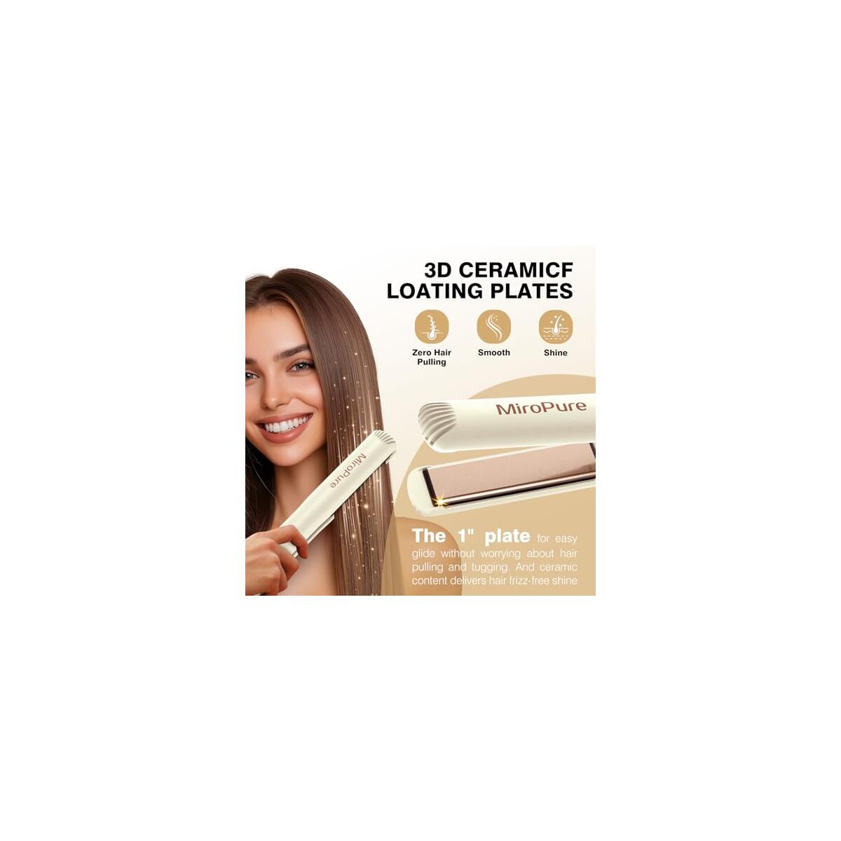 Miropure 1 Inch Flat Iron Deal - RebateKey