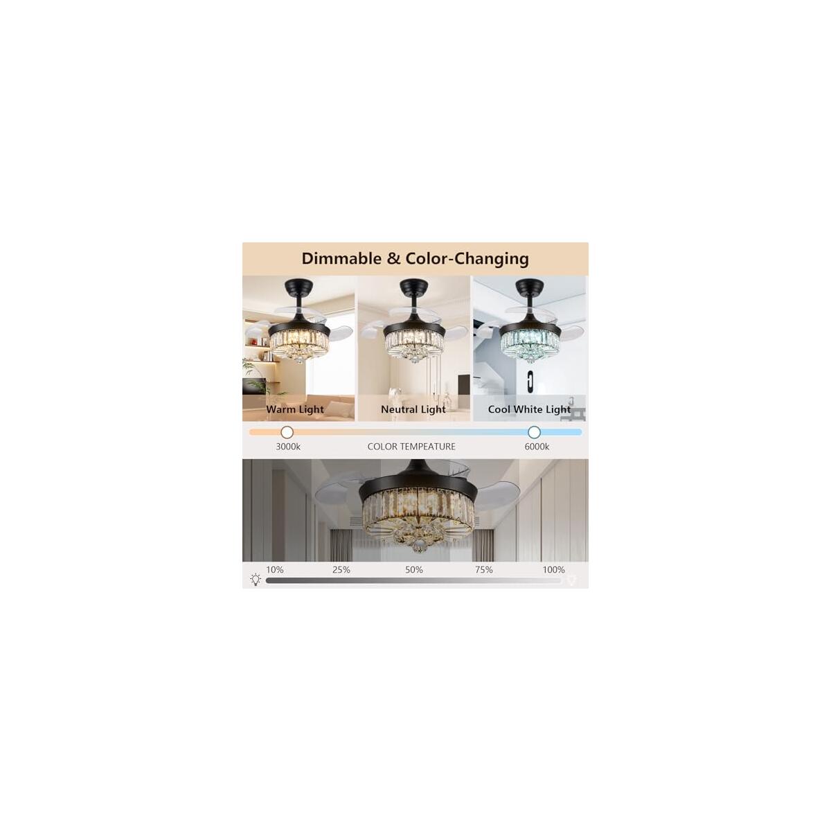 Dumaiway Chandelier Ceiling Fan Deal - RebateKey