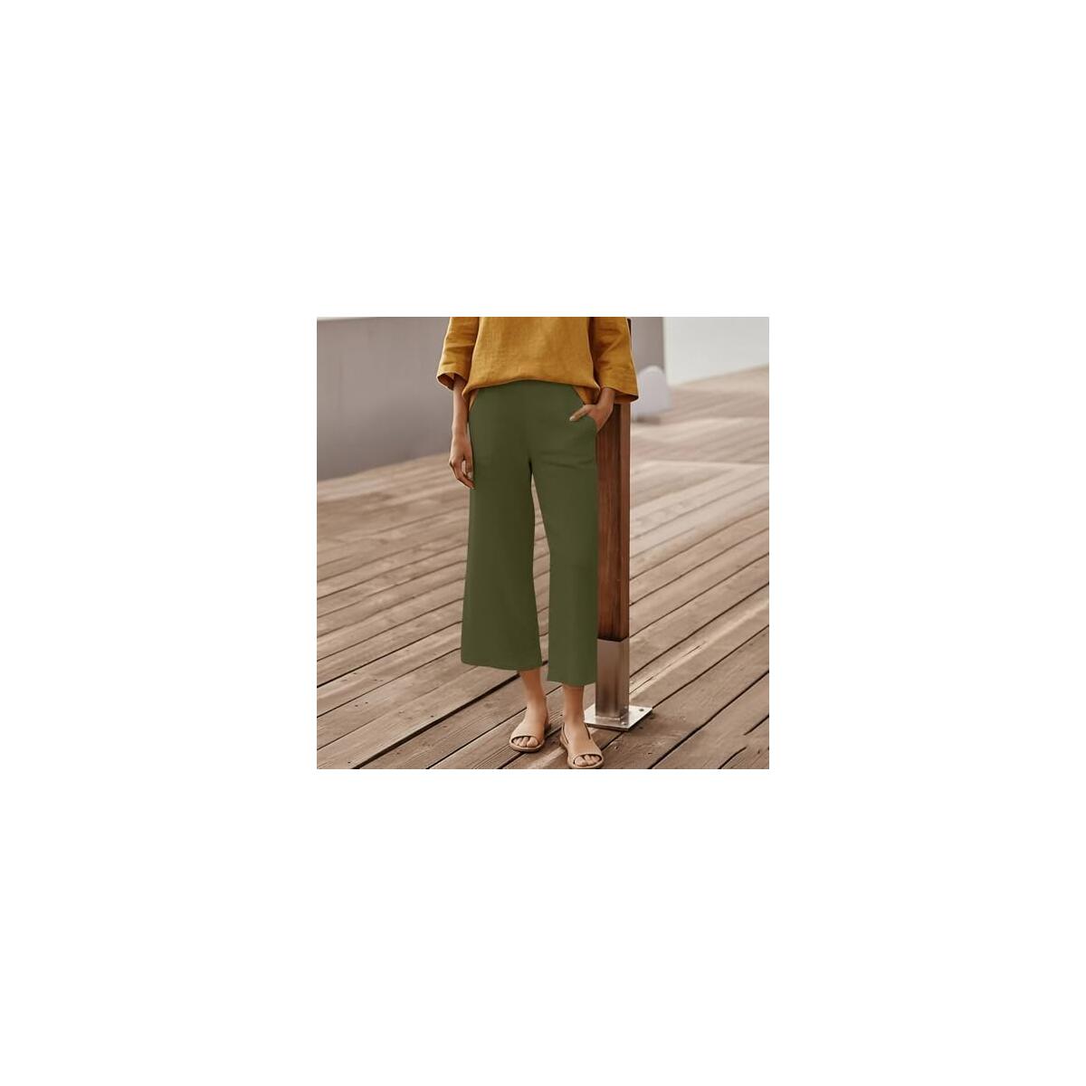 Linen Capri Pants 1 Deals - RebateKey