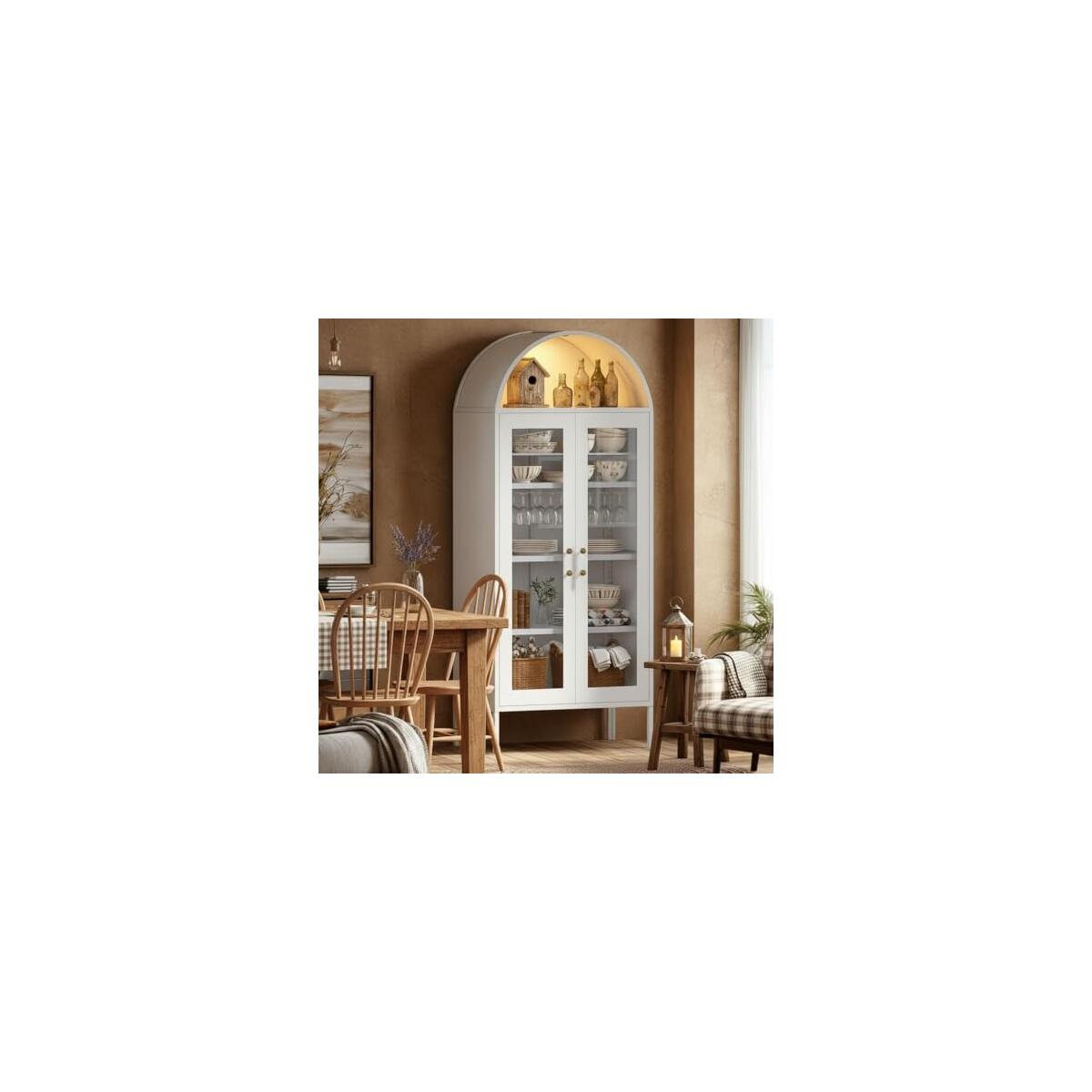 Dwvo Arched Display Cabinet Promo Code - RebateKey