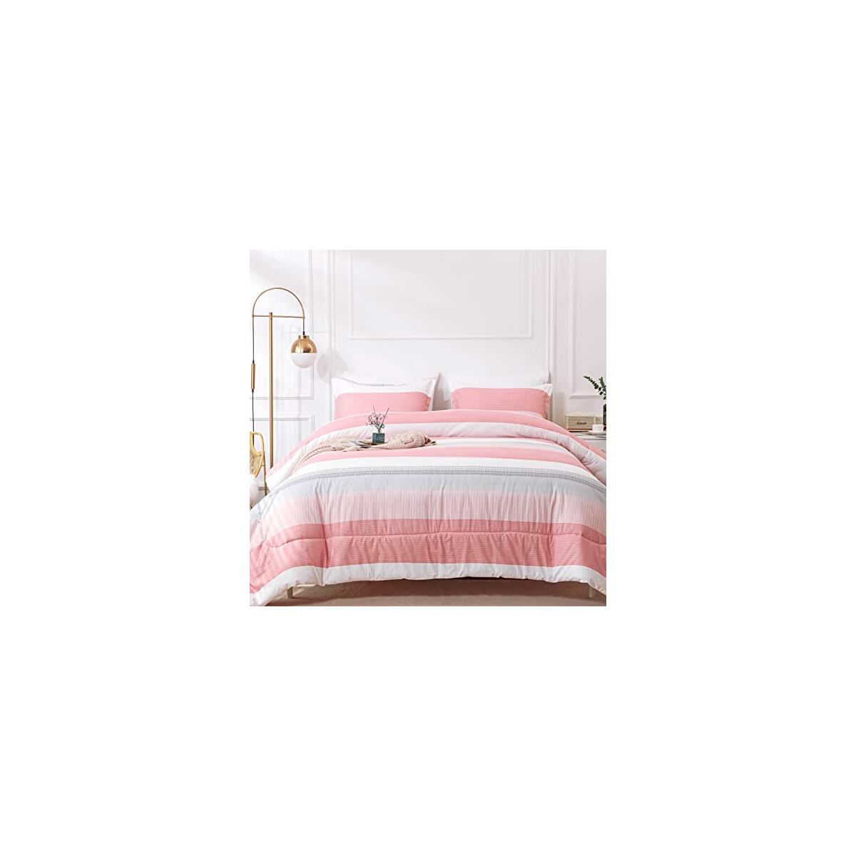 Anyfun Pink Comforter Set Deals - RebateKey