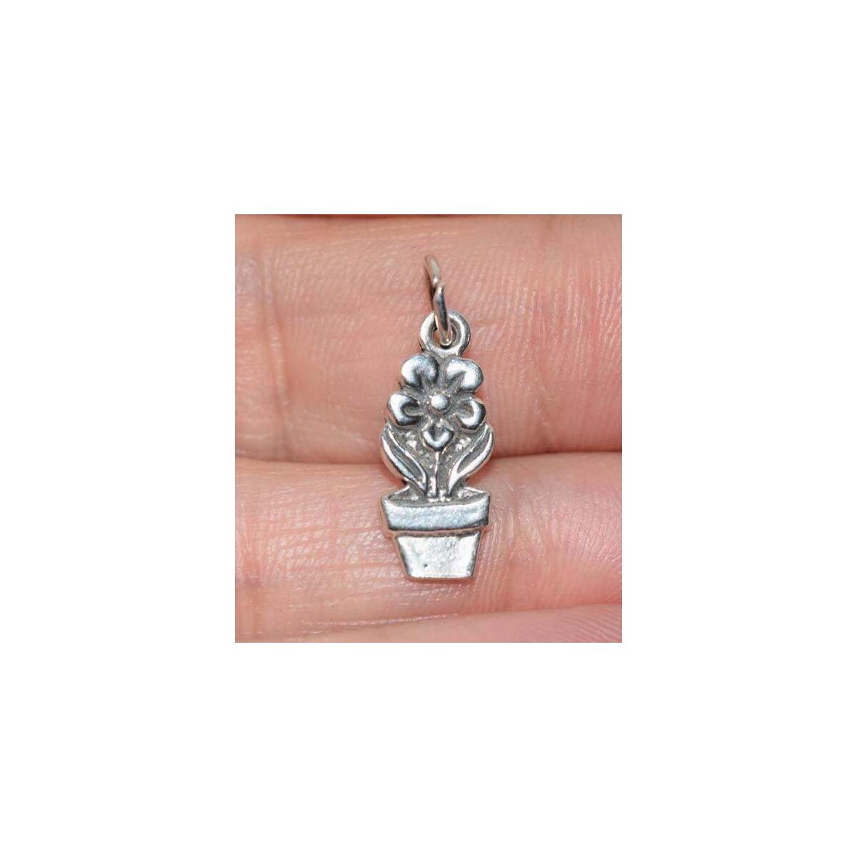 Sterling Silver Flower Charm Coupon - RebateKey
