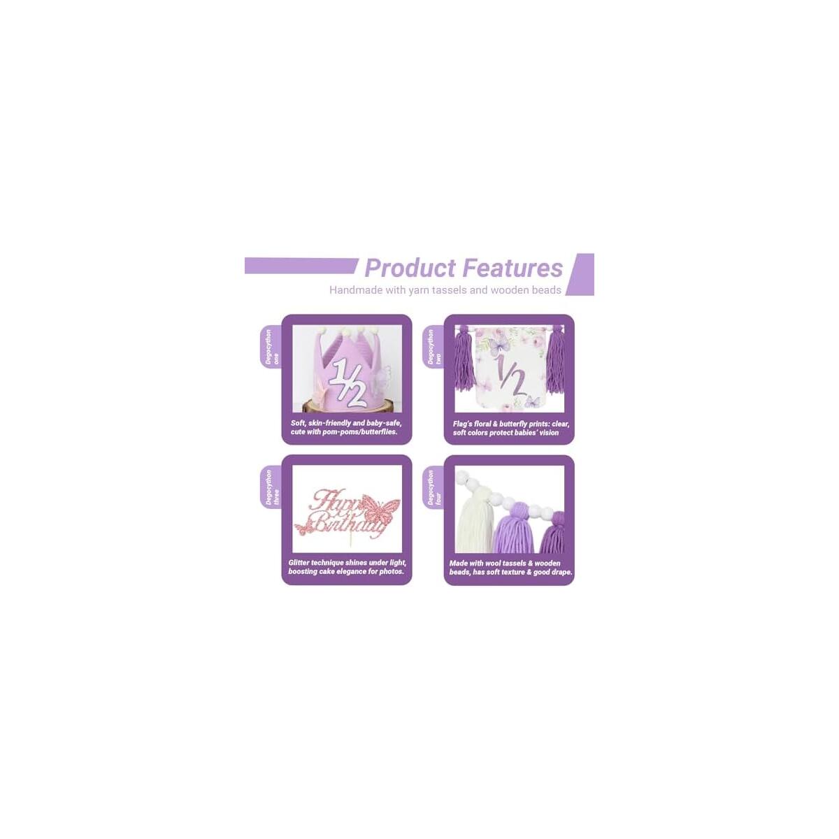 Half Birthday Decorations 1 Promo Code - RebateKey