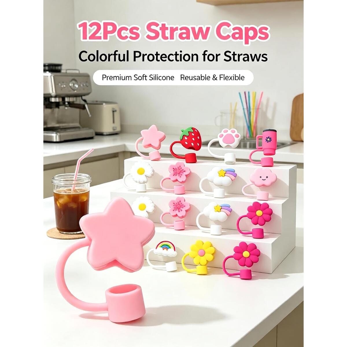 Silicone Straw Toppers For Promo Code - RebateKey