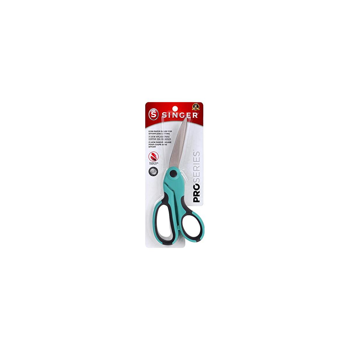 SINGER 8-1/2-Inch ProSeries Heavy Duty Bent Sewing Scissors
