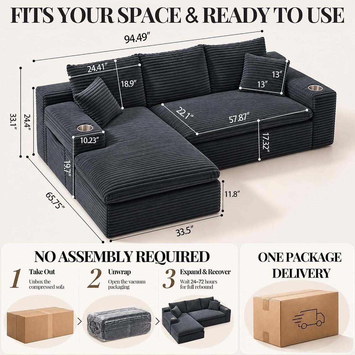 94 5 L Shaped Sectional Deals - RebateKey