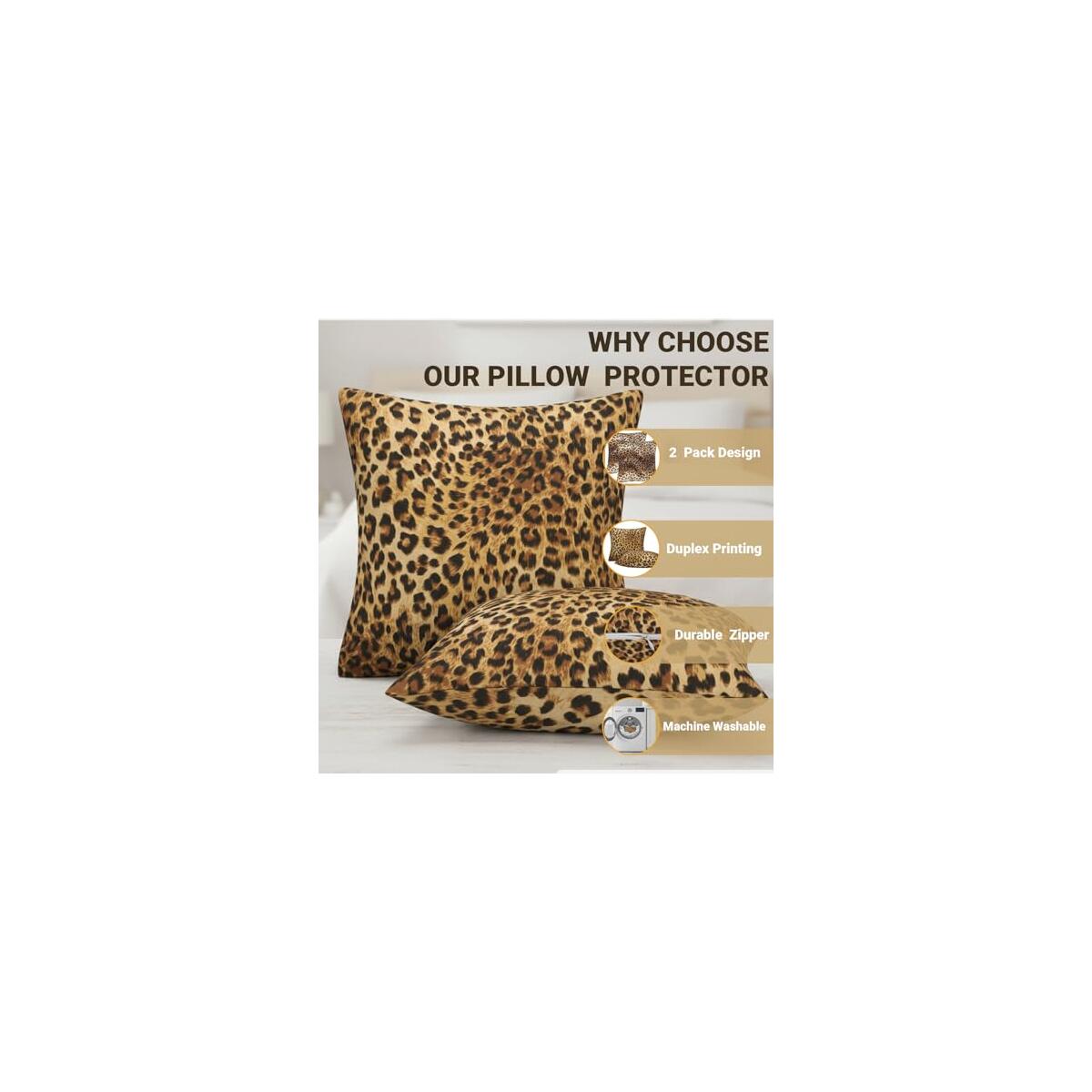 Cheetah Print Pillow Covers 1 Coupons - RebateKey