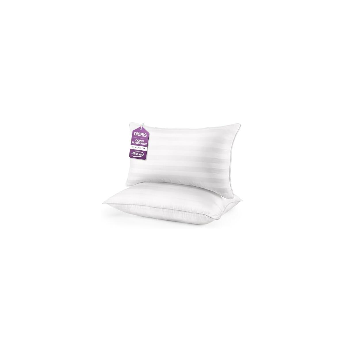 Dioris Pillows Queen Size Set Of 2 Promo Code - RebateKey