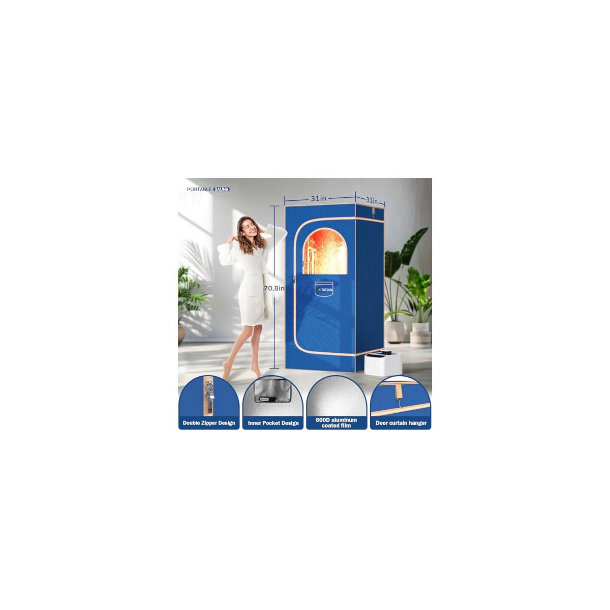 Portable Home Steam Sauna Box Promo Code - RebateKey