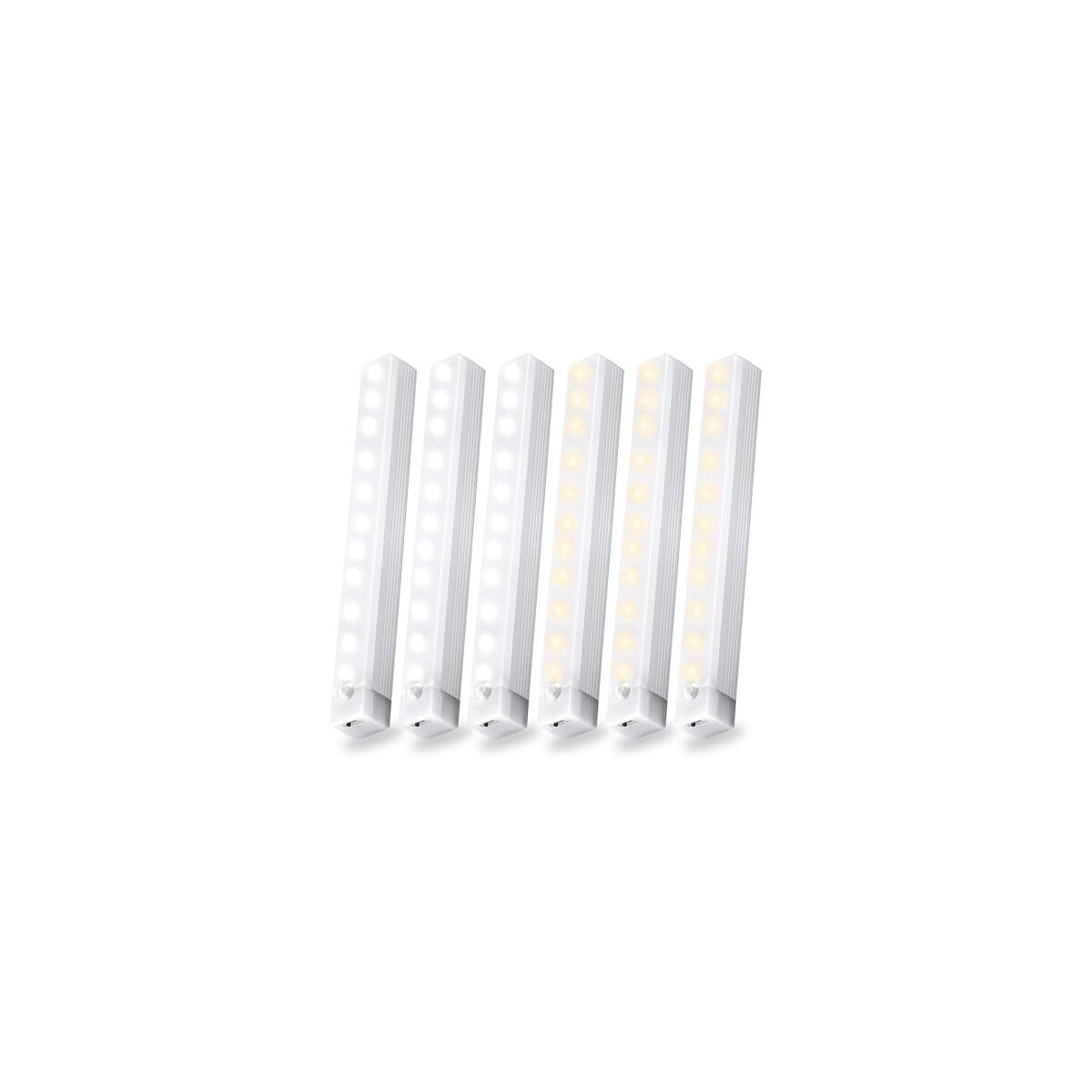 6 Pack Motion Sensor Magnetic Under Cabinet Light Coupons - RebateKey