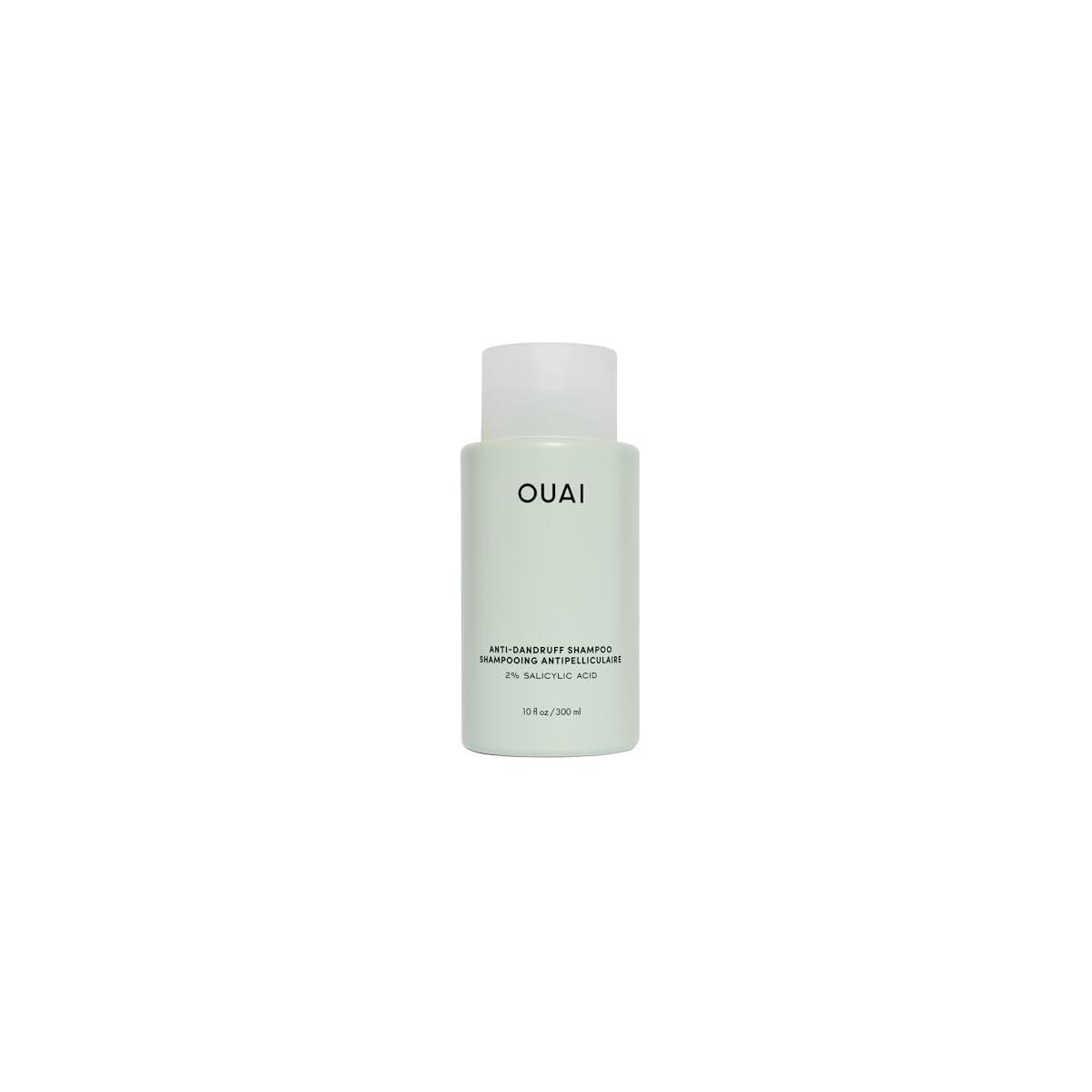 OUAI Anti Dandruff Shampoo - Soothing Salicylic Acid Shampoo for Flaky, Dry and Itchy Scalp - Reduces Itching, Redness and Irritation - Sulfate Free Scalp Care (10 Fl Oz)