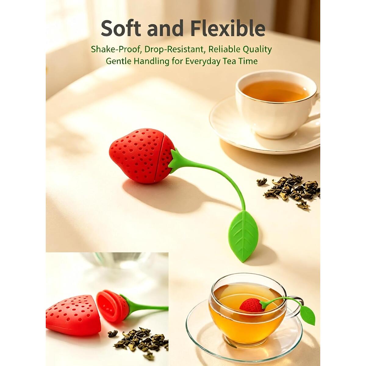 Strawberry Silicone Tea Promo Code - RebateKey