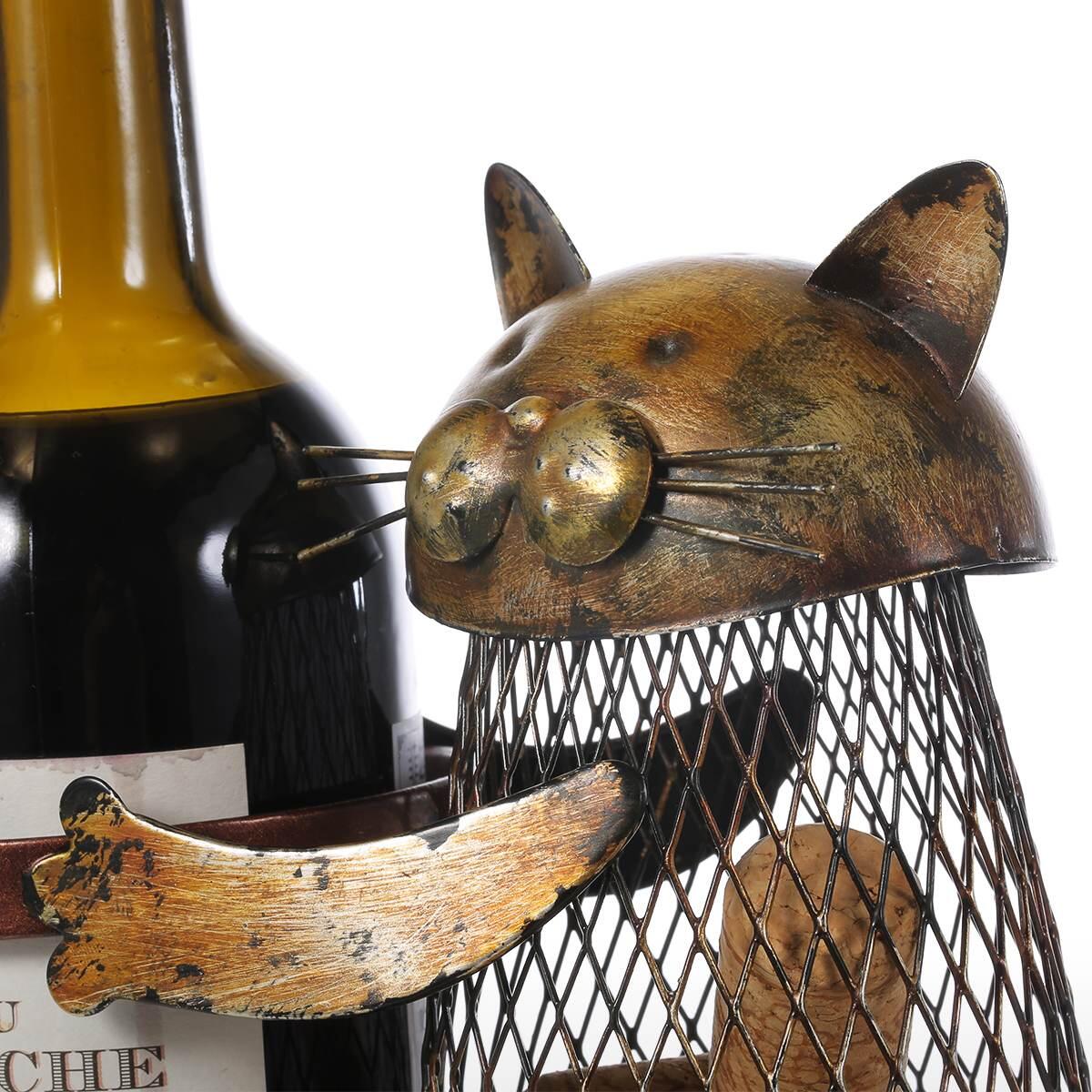 Metal Cat Wine Rack Coupon - RebateKey