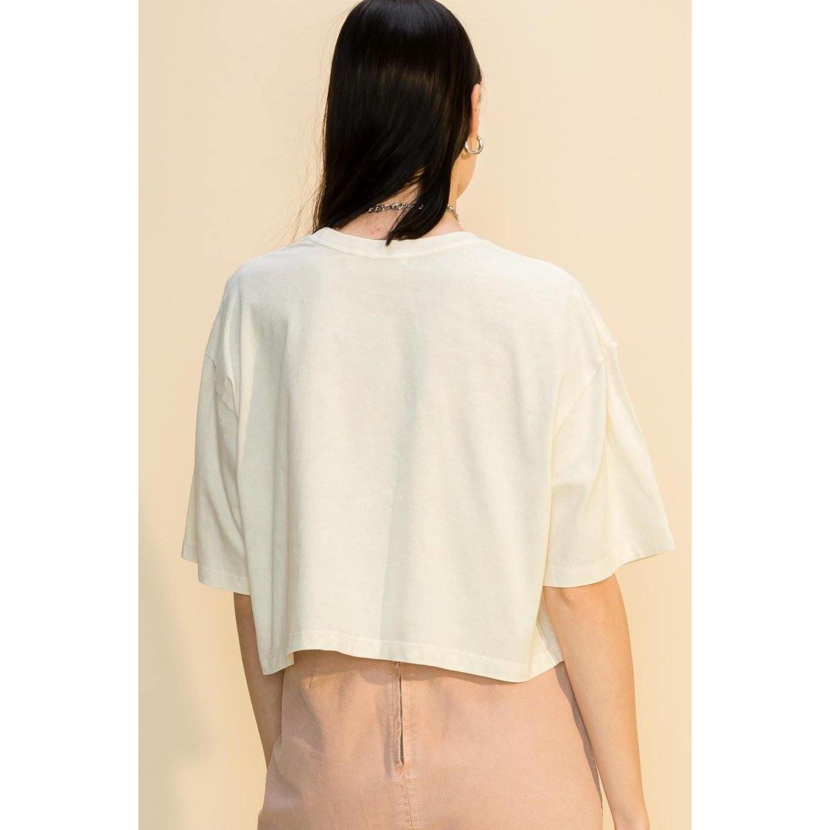 Hyfve Drop Shoulder Crop Deals - RebateKey