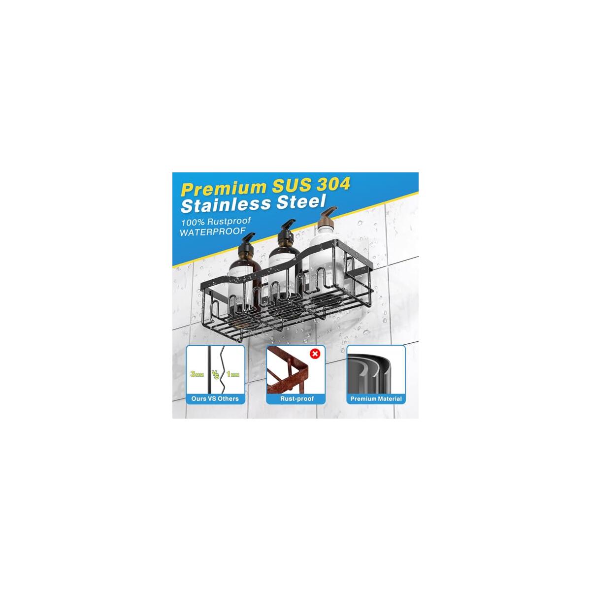 Adhesive Shower Caddy 1 Coupons - RebateKey