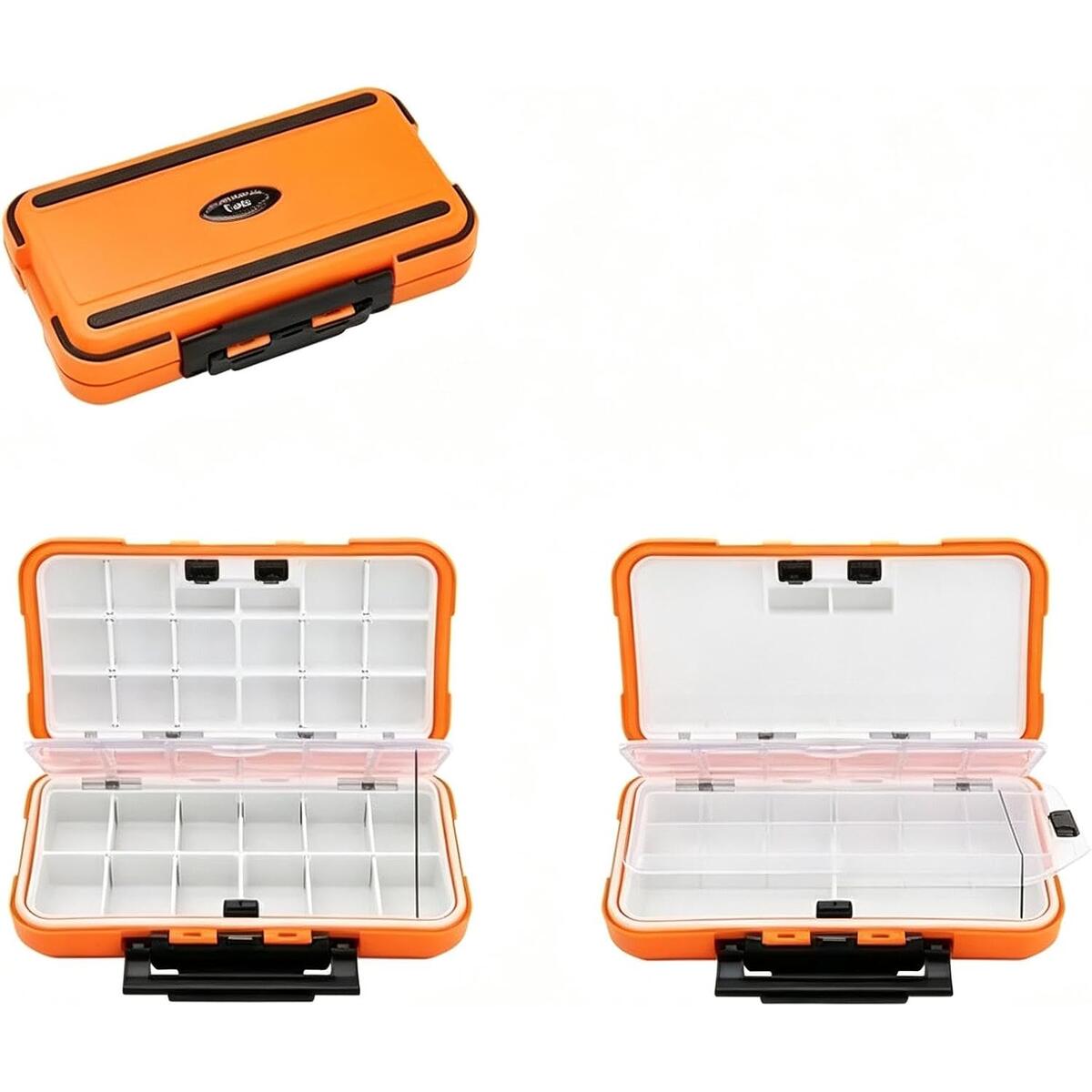Waterproof Fishing Tackle Box with 30 Compartments