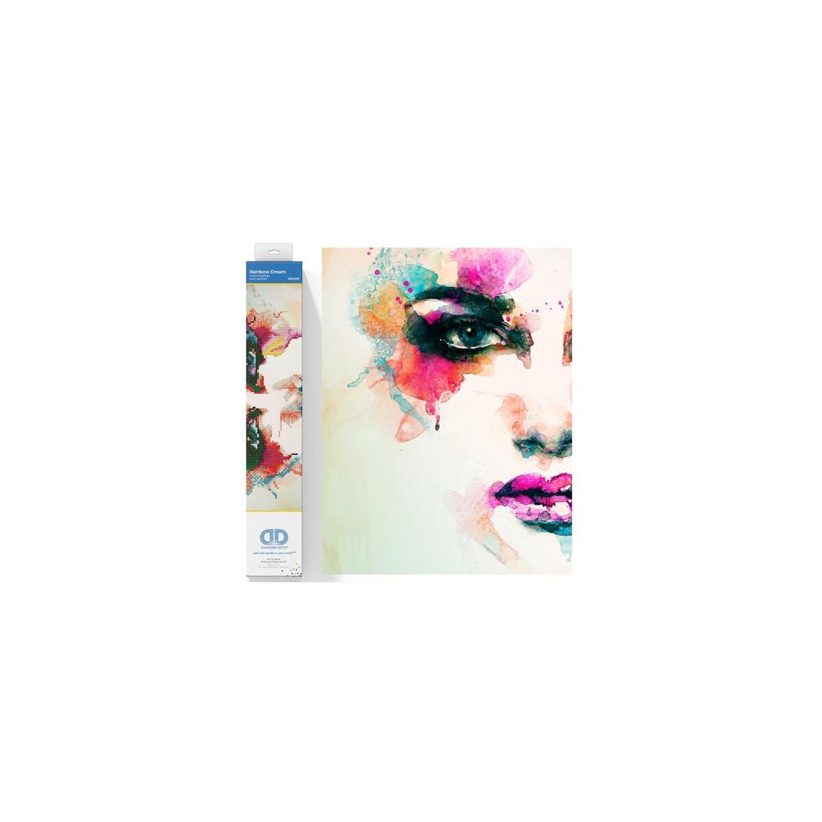 DIAMOND DOTZ Rainbow Dream Diamond Painting Kits for Adults - Diamond Art Kits a Relaxing Creative Craft Kit with Dotz Gems 11x16