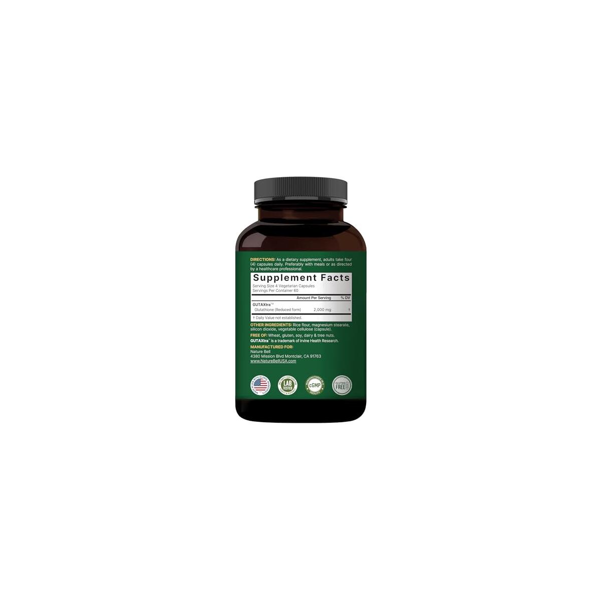 Naturebell Glutathione Supplement Mg Deal - RebateKey