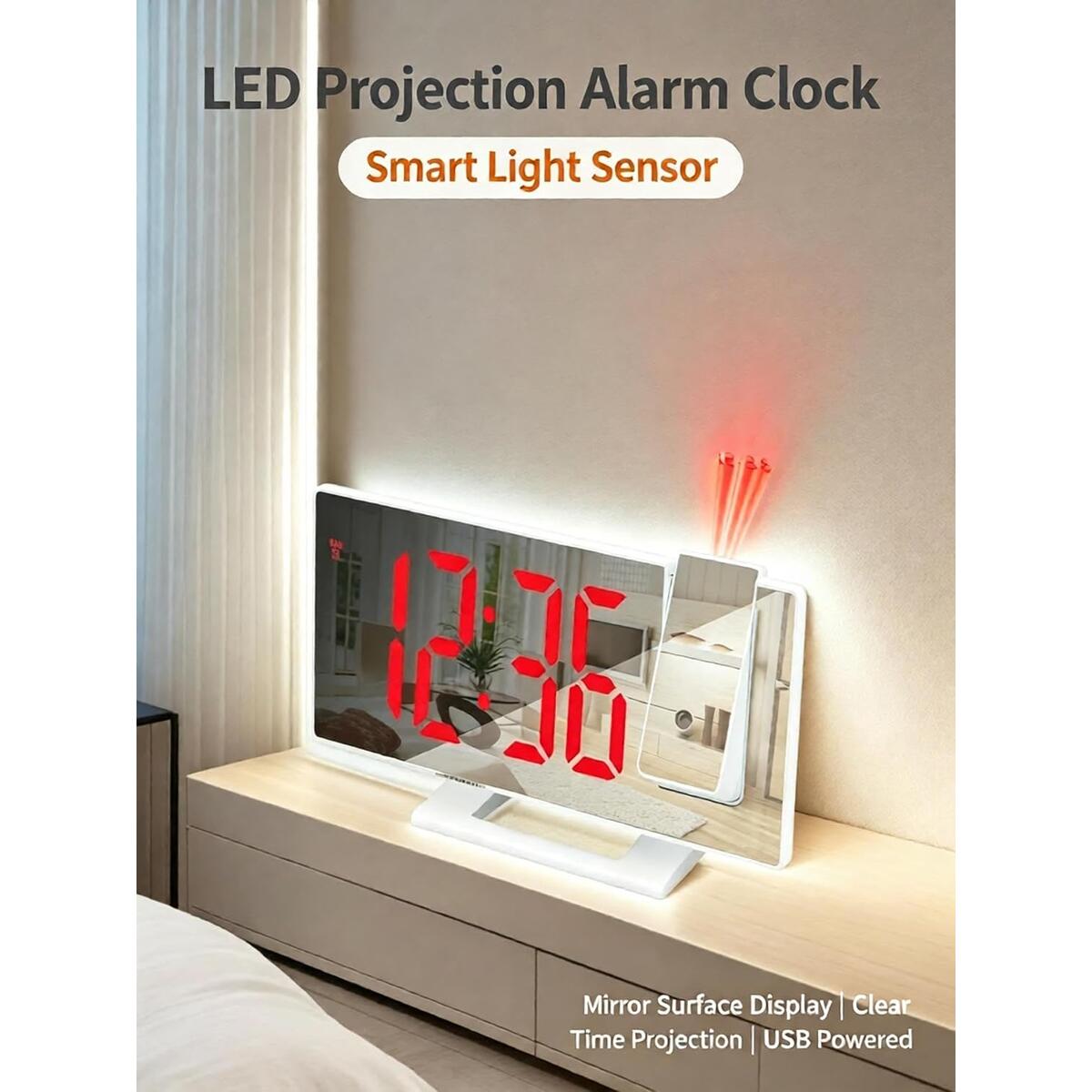 Led Projection Alarm Clock Coupons - RebateKey