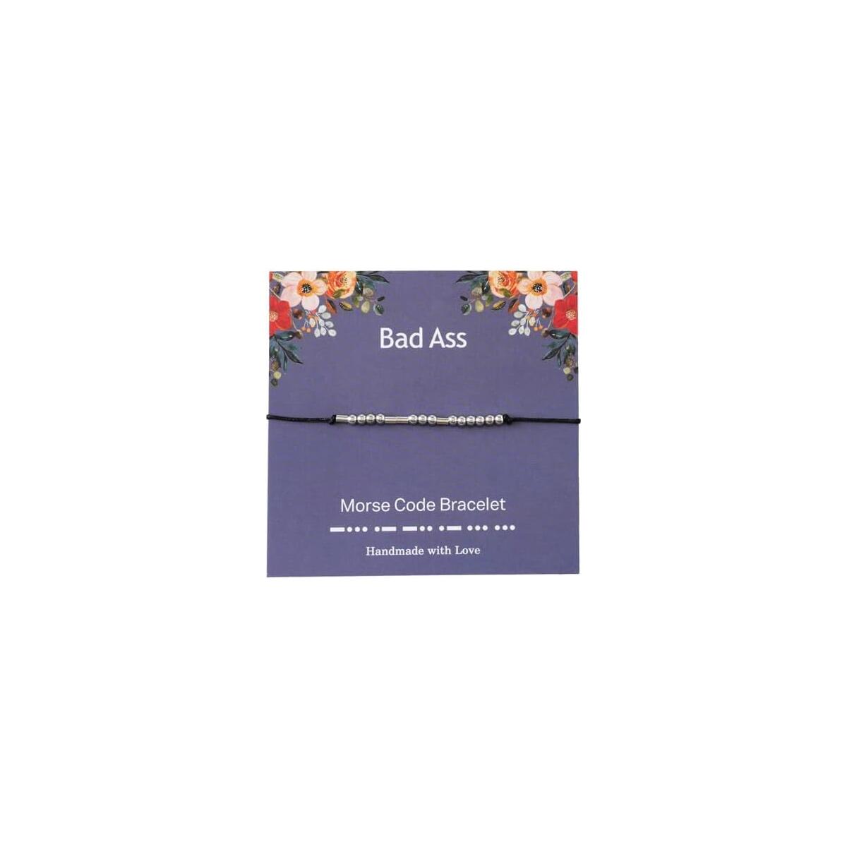 Morse Code Bracelets: Funny Friend Gifts for Women - Gifts for Best Friend Birthday Moving Away Uplifting Sentimental Get Well