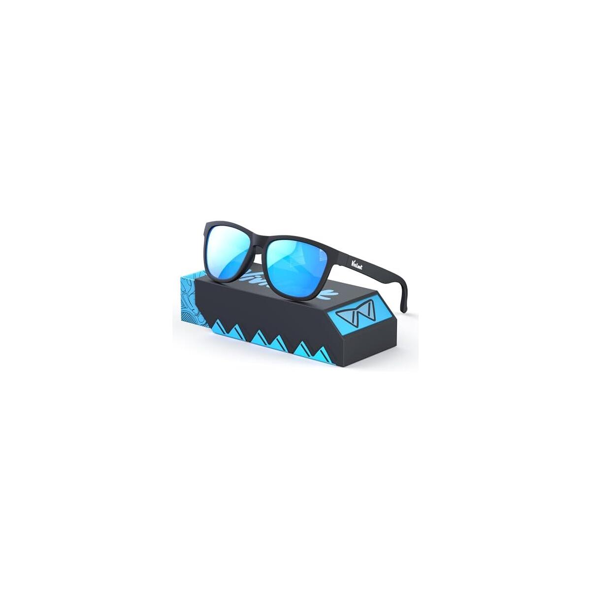 Sunglasses for Women Men, Elastic Touch Polarized Womens Sunglasses, UV400 Protection TR Sun Glasses Pippop